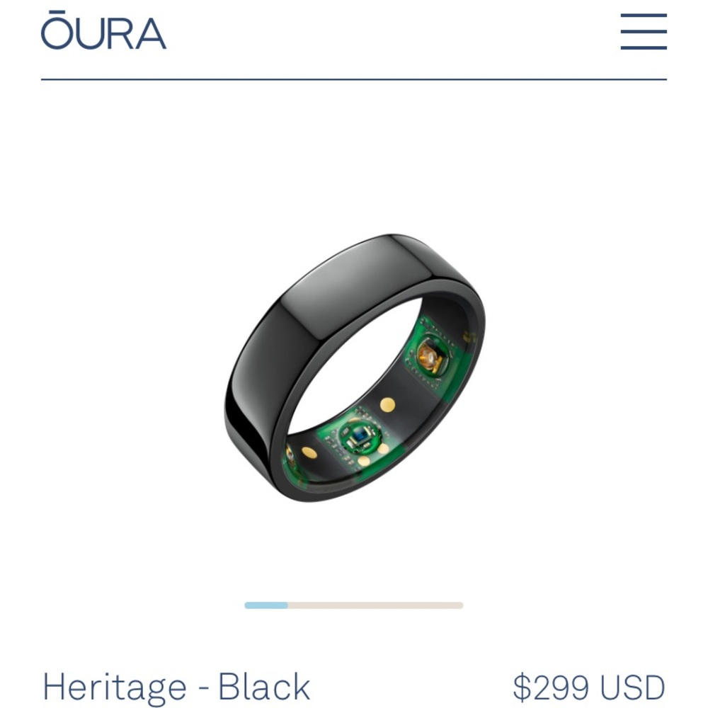 NWT size 7 Oura ring